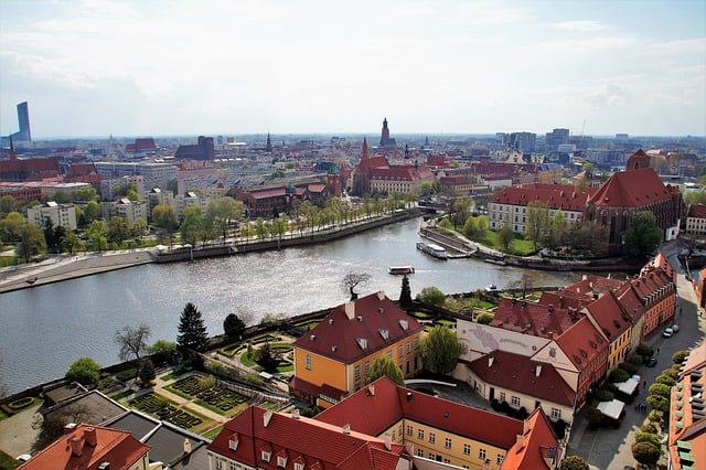 wrocław odra starówka