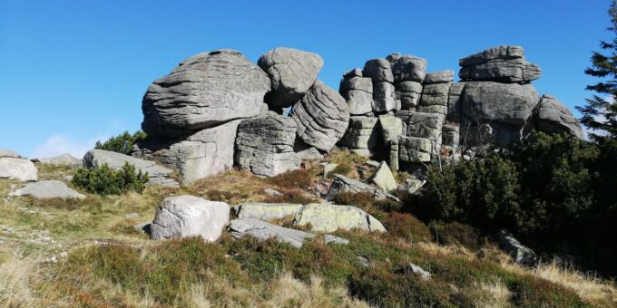 Granitowe skałki w Karkonoszach